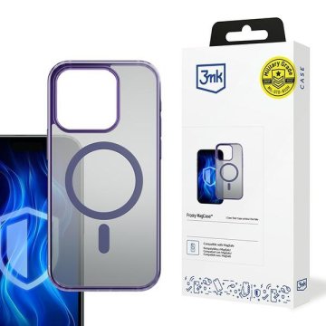 3MK iPhone 16 Pro Max Frosty MagSafe maskica ljubičasta