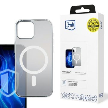 3MK MagSafe futrola za iPhone 15 Plus bijela