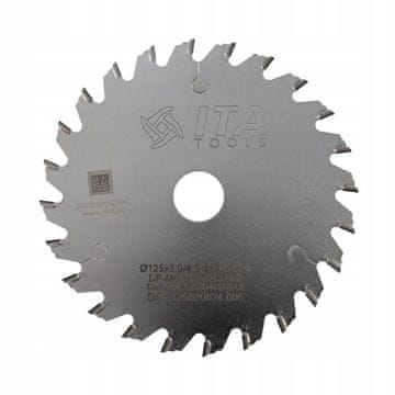 DIAMOND trapezoidni rezač za rezanje 125x20x24Z / PCD H6