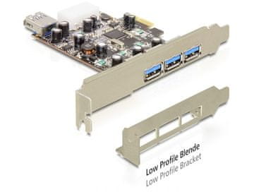 Delock DeLOCK 89281 adapter kartica, USB 3.2 Gen 1 (3.1 Gen 1), PCIe