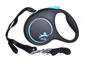 Flexi Flexi Black Design S 5m povodac za pse, do 15kg