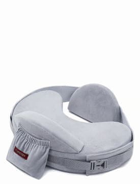 Momcozy Momcozy jastuk za dojenje od memorijske pjene, sivi