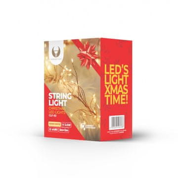 slomart TelForceOne CLF-02 LED svjetlosni lančić "Grana drveta", 480 LED, toplo bijela, 3m