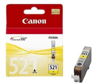 slomart Canon CLI-521 Žuta tinta uložak, Dye-based
