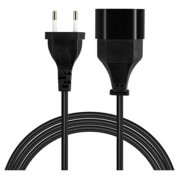 slomart SAVIO produžni kabel za napajanje 3m, CL-214, crni