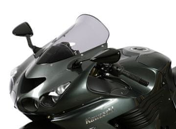 MRA Vjetrobransko staklo za motocikl KAWASAKI ZX 14 R, ZXT40A/ZXT40C/ZXT40E/ZX14, 2006-, T-oblik, zatamnjeno