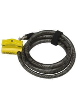 Auvray S-LOCK spiralni kabel s bravom - duljina 150 cm, promjer 12 mm