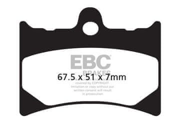 EBC FA126 kočione pločice (set za 1 disk)