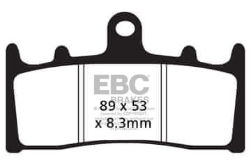 EBC FA188HH ojačane kočione pločice (set za 1 disk)