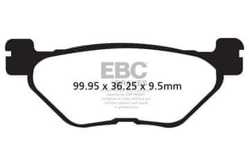 EBC FA319/2 kočione pločice (set za 1 disk)