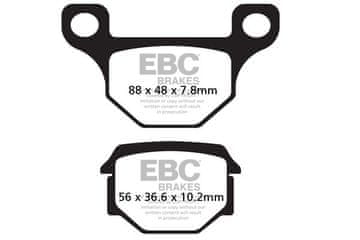 EBC SFA093 kočione pločice za skuter (set za 1 disk)