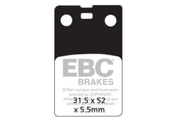 EBC SFA099 kočione pločice za skuter (set za 1 disk)