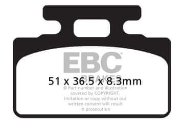 EBC SFA151 kočione pločice za skuter (set za 1 disk)