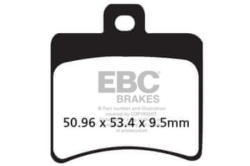 EBC SFA298HH kočione pločice za skuter (set za 1 disk)