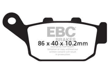 EBC SFA140 kočione pločice za skuter (set za 1 disk)