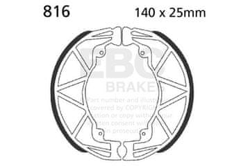 EBC 816 kočione papučice (1 set)