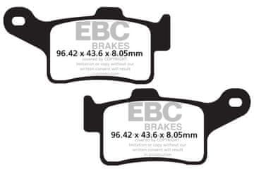 EBC FA631HH ojačane kočione pločice (set za 1 disk)