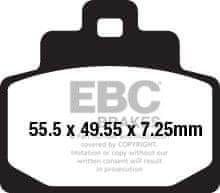 EBC SFA681 kočione pločice za skuter (set za 1 disk)