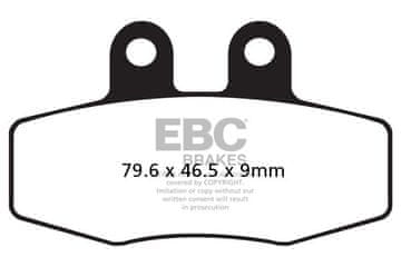 EBC FA132R kočione pločice (set za 1 disk)
