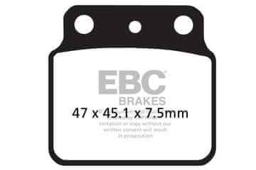 EBC FA137R kočione pločice (set za 1 disk) (ekvivalent PROX 37.207402)