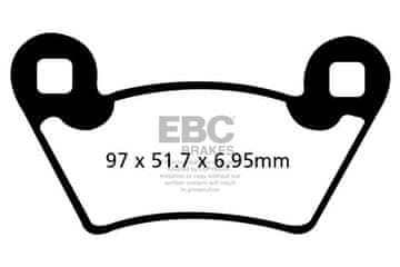 EBC FA354R kočione pločice (set za 1 disk)