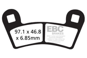 EBC FA456R kočione pločice (set za 1 disk) (ekvivalent PROX 37.167102)