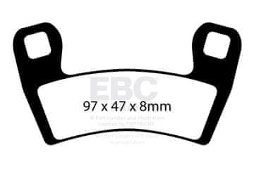 EBC FA657R kočione pločice (set za 1 disk)