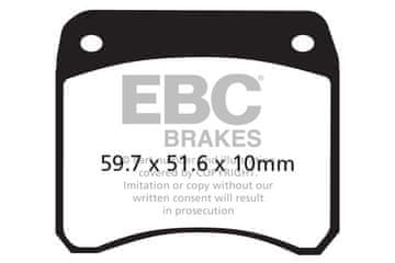 EBC FA016 kočione pločice (set za 1 disk)