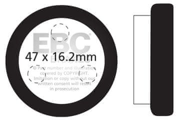 EBC FA021 kočione pločice (set za 1 disk)