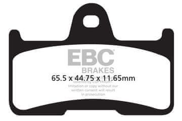 EBC FA344TT kočione pločice (set za 1 disk)
