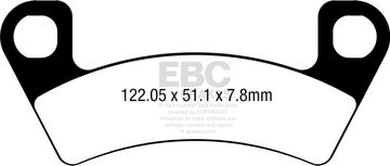 EBC FA741TT kočione pločice (set za 1 disk)