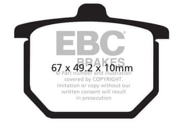 EBC FA030 kočione pločice (set za 1 disk)