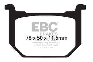 EBC FA051 kočione pločice (set za 1 disk)