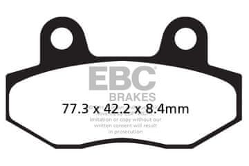 EBC FA086/2 kočione pločice (set za 1 disk)