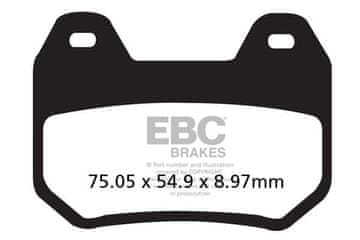 EBC FA304V V-PAD kočione pločice (set za 1 disk)