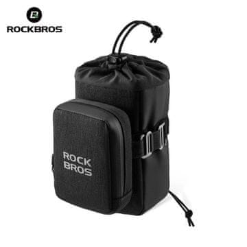 ROCKBROS 30130090 2-u-1 biciklistička torba s podesivim elastičnim remenom, crna