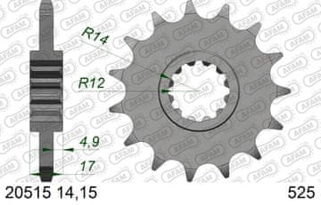 Prednji lančanik za lanac 525 kod 20515-15