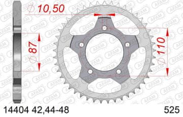 Stražnji lančanik Steel za lanac 525 kod 14404-44