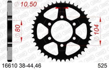 Stražnji lančanik Steel za lanac 525 kod 16610-44