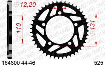 Stražnji lančanik Steel za lanac 525 kod 164800-45