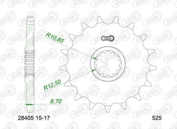 Prednji lančanik za lanac 525 kod 28405-15