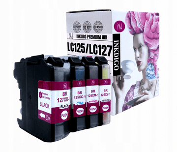 Tinta Inkdigo LC125/127 kompatibilna s Brother DCP-J4110DW MFC-J4310DW TÜV certificirano