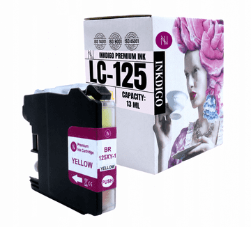 Tinta Inkdigo LC125XLY kompatibilna s Brother DCP-J4110DW MFC-J4310DW TÜV certificirano