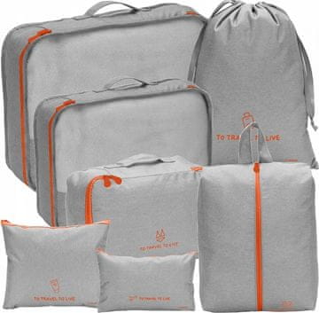 Trizand Trizand 23111 putni organizatori za kofer – komplet od 7 komada