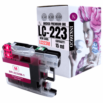 Tinta Inkdigo LC223XLM kompatibilna s Brother DCP-J4120DW MFC-J1140W TÜV certificirano