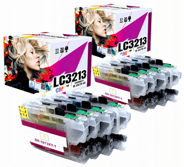 Tinta Inkdigo LC3213 kompatibilna s Brother DCP-J572DW MFC-J491DW DCP-J772DW TÜV certificirano