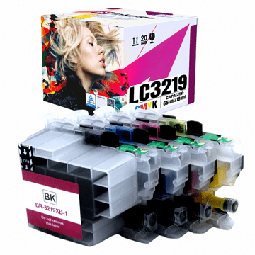 Tinta Inkdigo LC3219XL kompatibilna s Brother MFC-J5330DW MFC-J6530DW TÜV certificirana