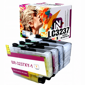 Tinta Inkdigo LC3237XL kompatibilna s Brother HL-J6000DW MFC-J5945DW TÜV certificirana