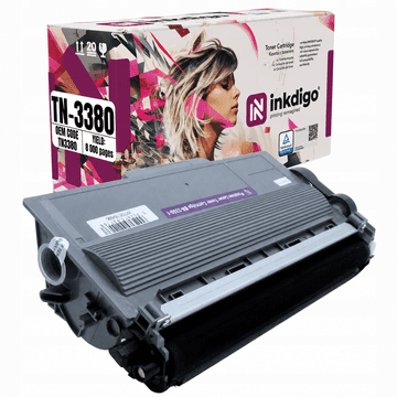 Inkdigo toner TN3380 kompatibilan s Brother DCP-8110DN HL-5440D MFC-8510DN TÜV certificiran