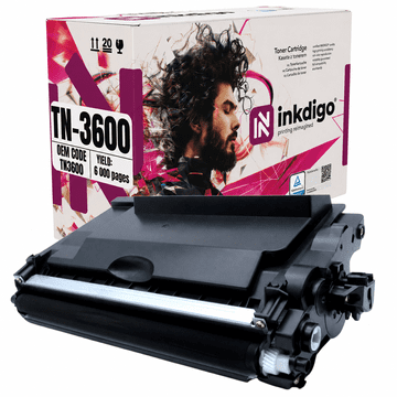 Inkdigo toner TN3600 kompatibilan s Brother DCP-L5510DW HL-L5210DN TÜV certificiran